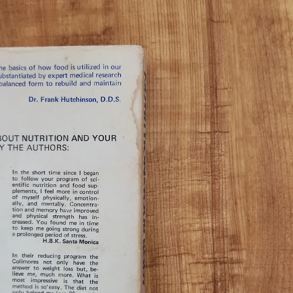 Nutrition & Your Body Benjamin Colimore, M.A. Sarah Stewart Colimore, LPT